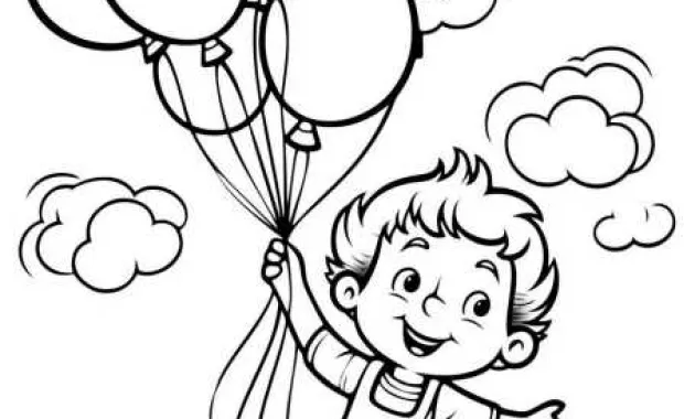 Lembar Mewarnai Anak Laki-laki Buku Lembar Mewarnai Anak Laki-laki